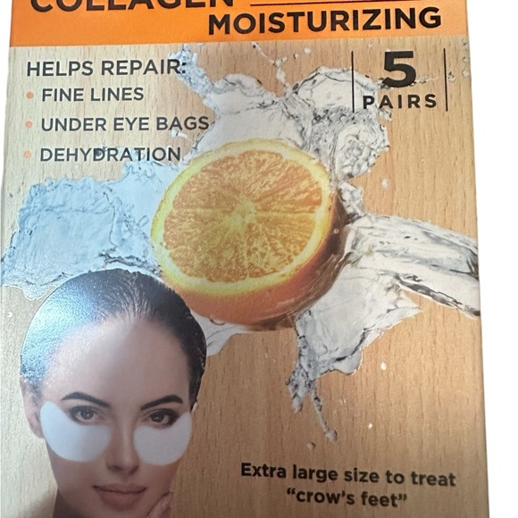 Azure Under Eye Pads Bundle of 4 Hyaluronic Acid Hemp & Collagen Vit C 20 pairs - Picture 6 of 10